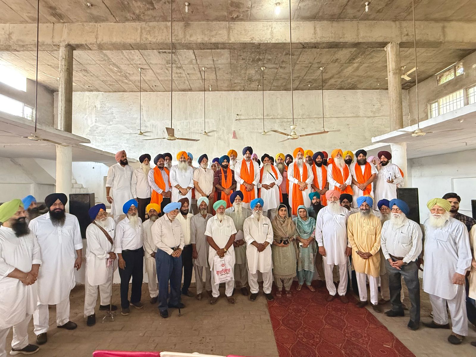 Request submitted to Shiromani Gurdwara Parbandhak Committee (SGPC) for holding general body meeting for election of President of Shiromani Akali Dal at Teja Singh Samundri Hall.
